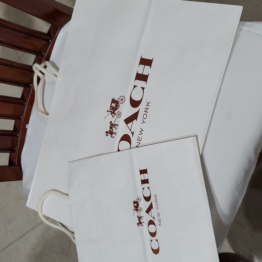 Coach shopping bag.lot of 2